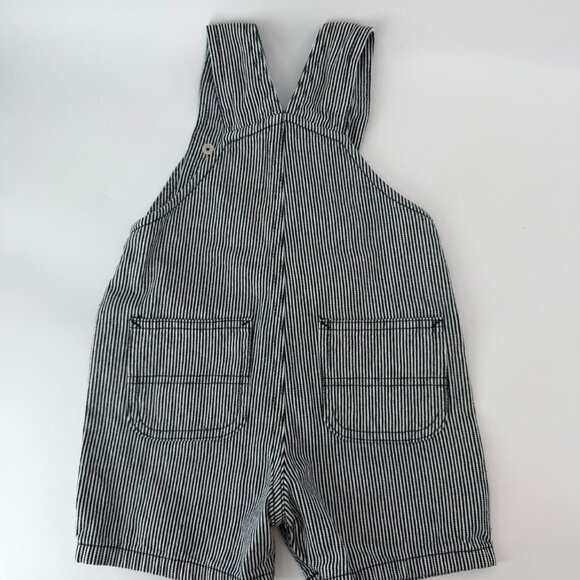 Carhartt 3 Toddler Ticking Stripe Shortall, NEW 2T - Picture 4 of 4